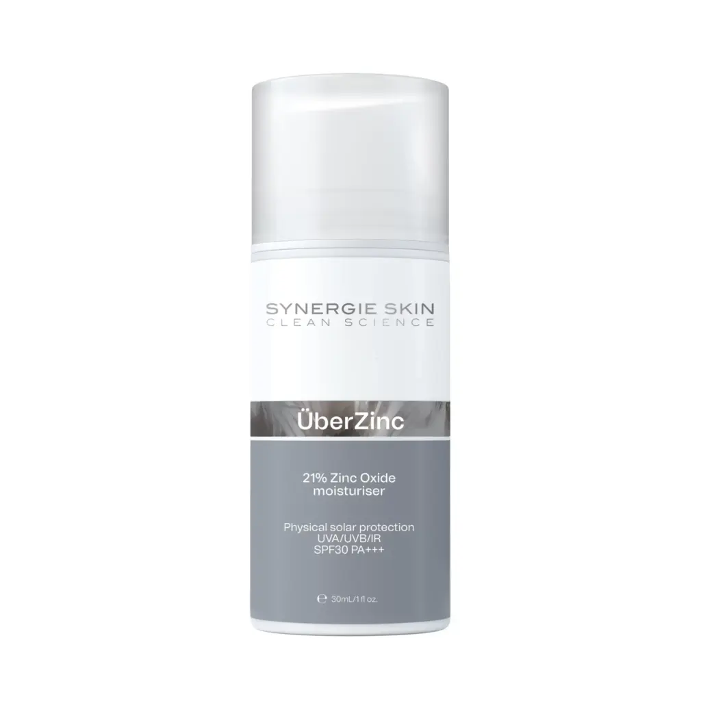 Synergie Skin ÜberZinc Physical Sunscreen SPF30 PA+++ - Synergie Skin ÜberZinc is a zinc-oxide-based physical sunscreen with