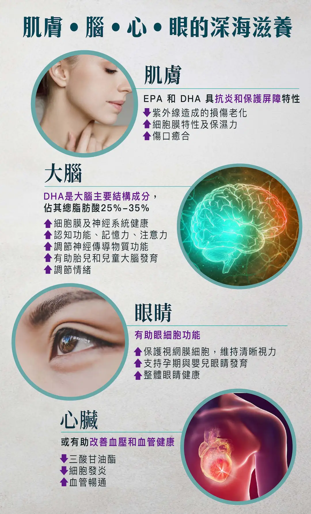 SynTernals 純素 Omega-3 藻油丸，從根源減少炎症，並有助強化心血管健康、補腦和增強認知力、維持視力敏銳