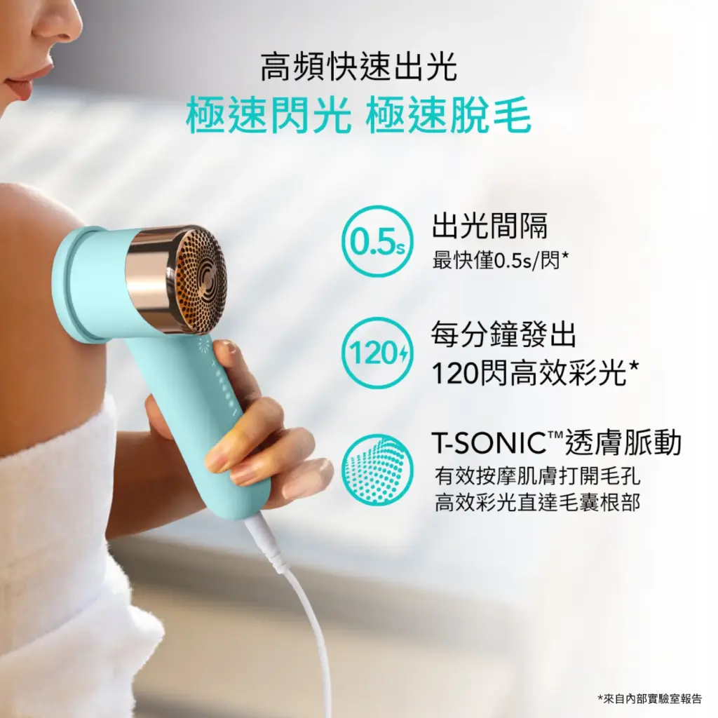 FOREO PEACH 2 go 超輕版彩光脫毛儀 - FOREO PEACH 2 go 超輕版彩光脫毛儀,具備9cm²超大出光口及360°智慧空氣冰膚系統