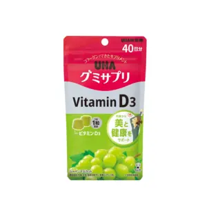 維他命D3麝香葡萄味營養補充軟糖 (40日) · PRO02336_UHA Gummy Supplement (Vitamin D3) x 40 days (40 pcs)-1