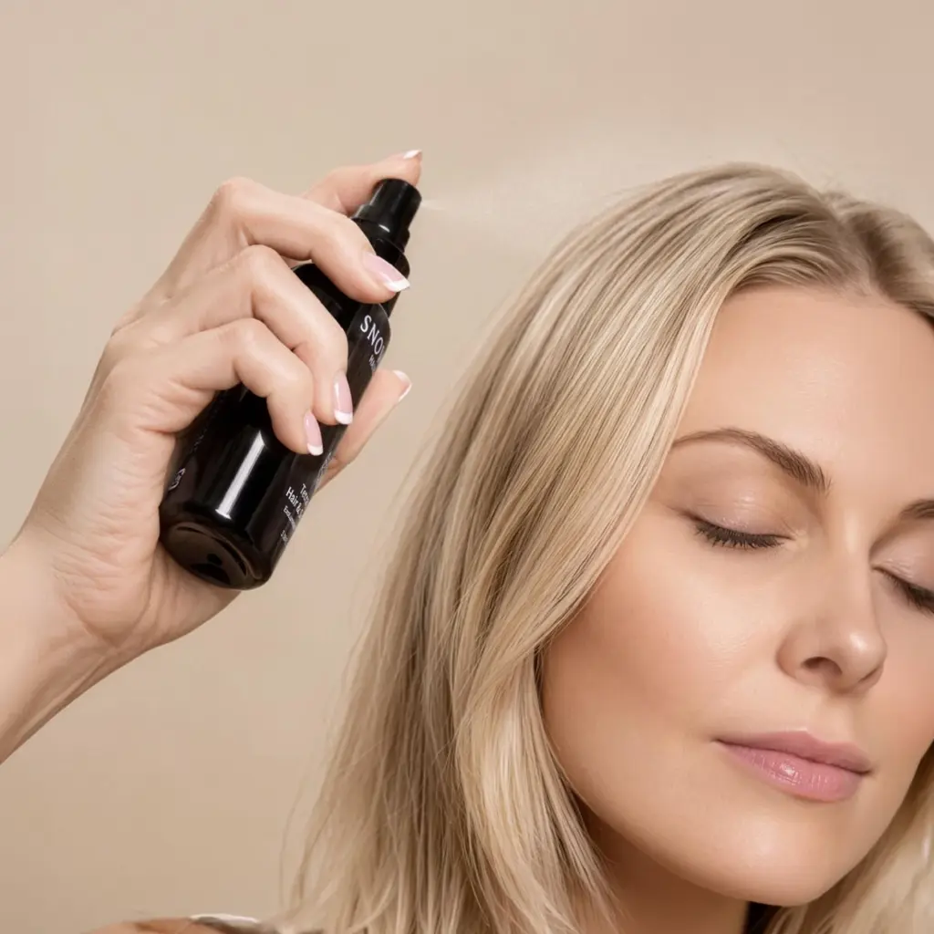 SNOW FOX Tetrapeptide Hair and Scalp Serum 100ml usage step