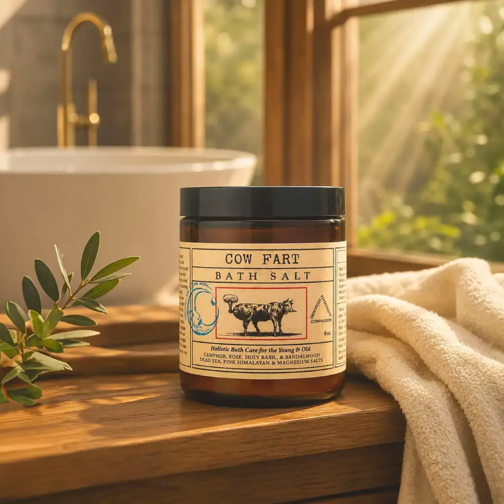 Brooklyn Herborium Cow Fart Bath Salts 牛屁抗菌浴鹽