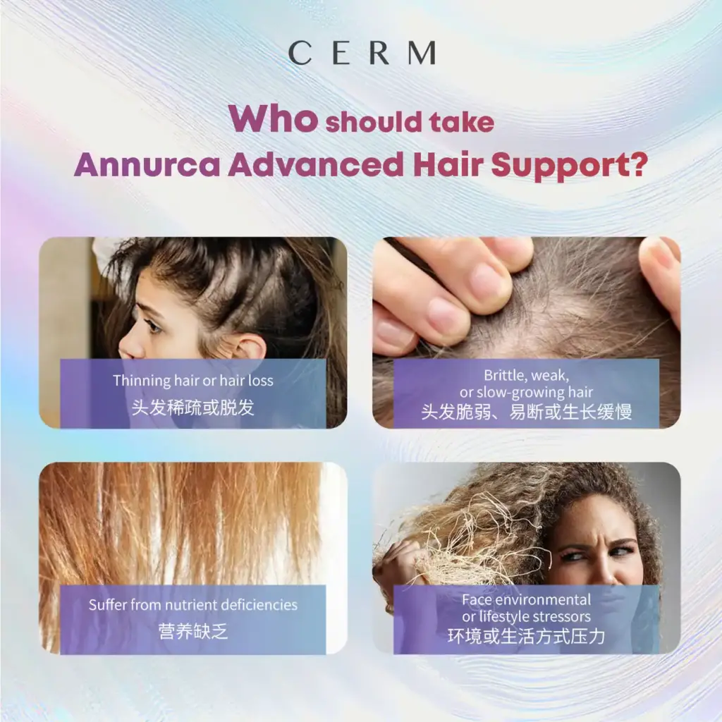 CERM Annurca Advanced Hair Support Tablets 阿努卡蘋果密密生髮錠
