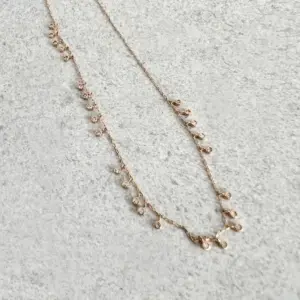 HERE DITAS SOURCE WHITE DIAMOND NECKLACE Source 10K鍍金白鑽石頸鏈 （白）