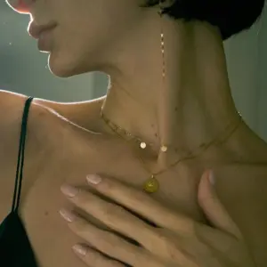 HERE DITAS Source Grain Necklace Source 10K金珠片頸鏈