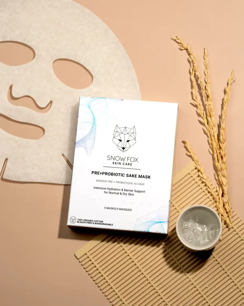Snow Fox Pre + Probiotic Sake Mask