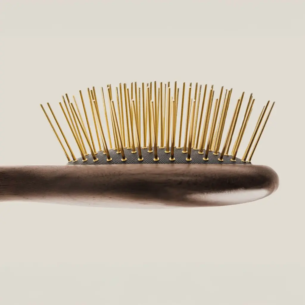 Snow Fox Gua Sha Hair & Scalp Brush Infrared Edition 24K金遠紅外線頭皮刮痧梳 胡桃木限定款