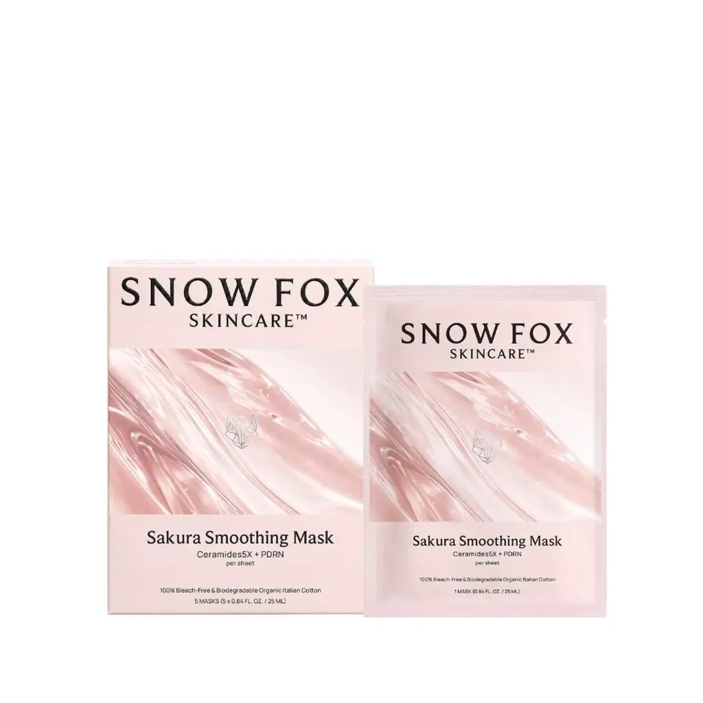 Snow Fox Sakura Smoothing Mask 櫻花 PDRN 嫩滑肌面膜